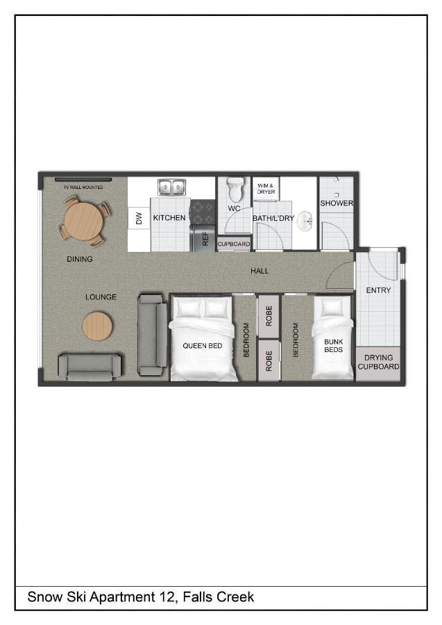 Snow Ski Apartments 12 Falls Creek Εξωτερικό φωτογραφία